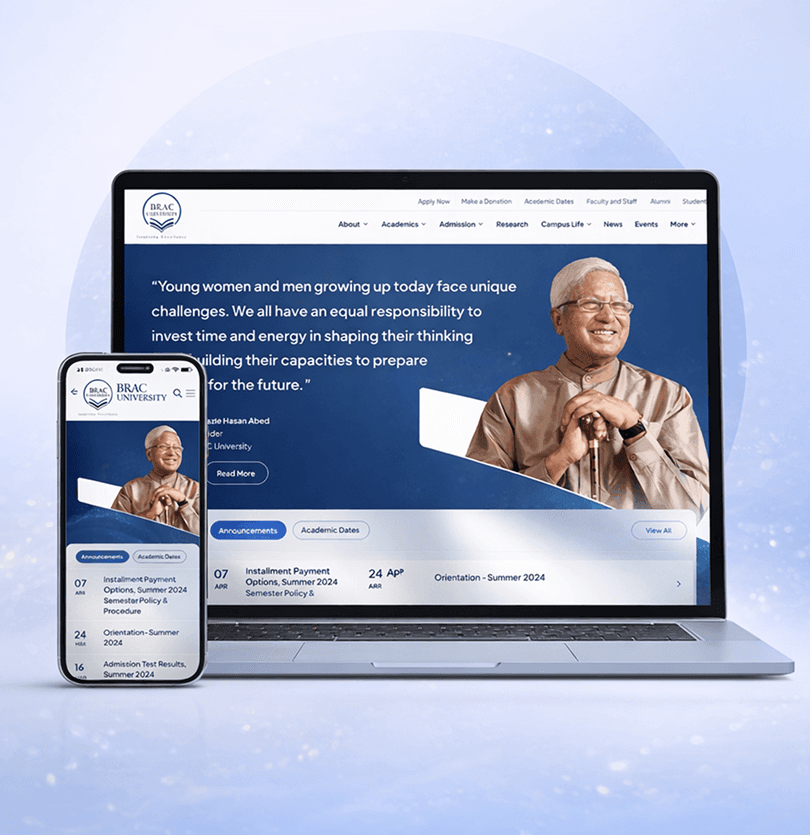 BRAC University Website Redesign for a Better User Experience